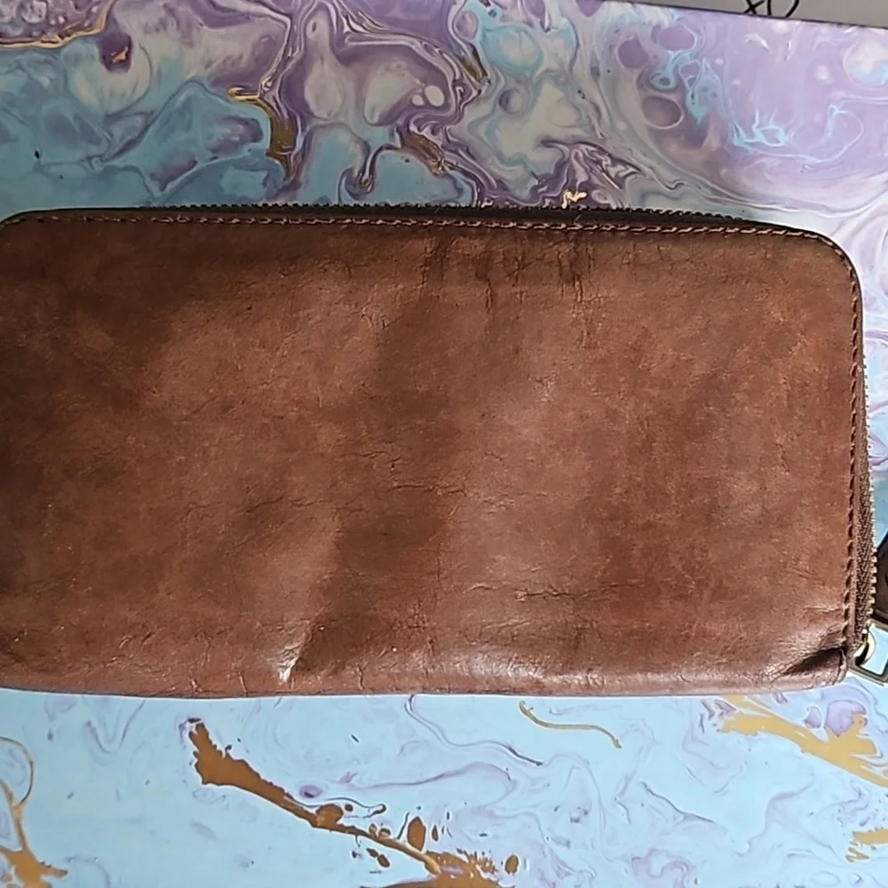 Preloved Chloe medium brown wallet - Picture 7 of 8